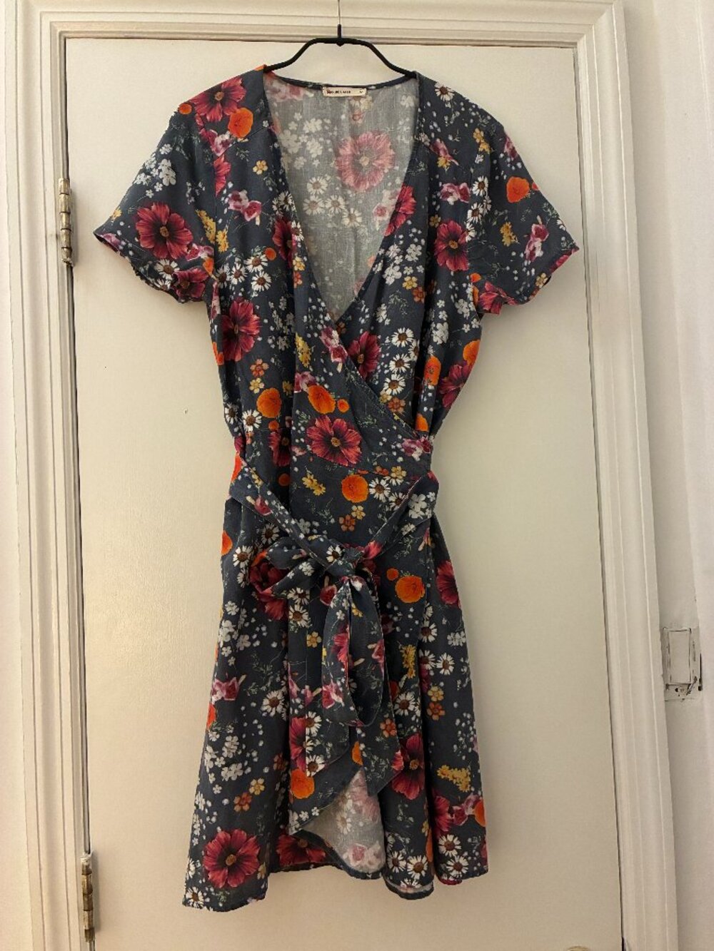 Marine Layer Women's Floral Wrap Dress